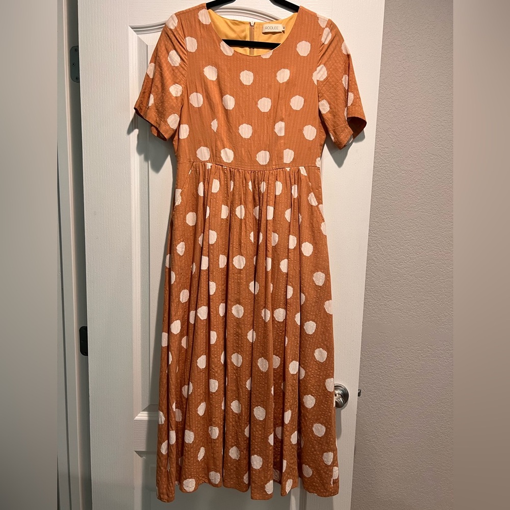 Roolee Polkadot Dress Size Small